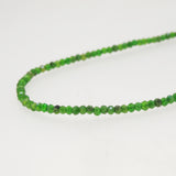 A-Grade Chrome Diopside Faceted Rondelle 3mm - Gaea | Crystal Jewelry & Gemstones (Manila, Philippines)