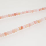 Pink Opal Faceted Rondelle 4mm - Gaea | Crystal Jewelry & Gemstones (Manila, Philippines)