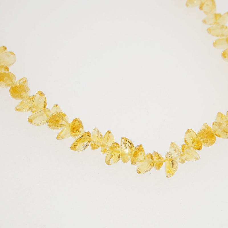 Gem-Grade Oval Citrine Briolette - Gaea