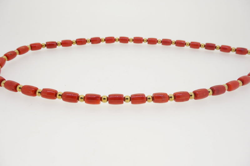 Japanese Red Coral with Hematite - Gaea