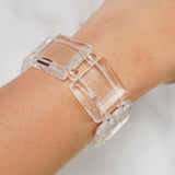 Clear Quartz Square Bangle - Gaea