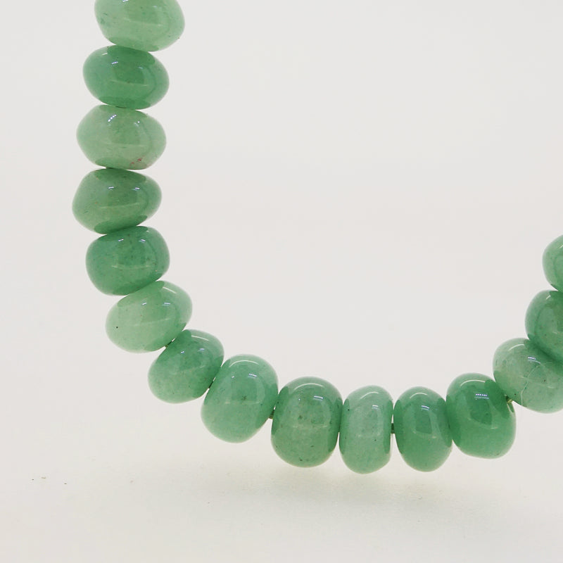 Green Aventurine Rondelle - Gaea