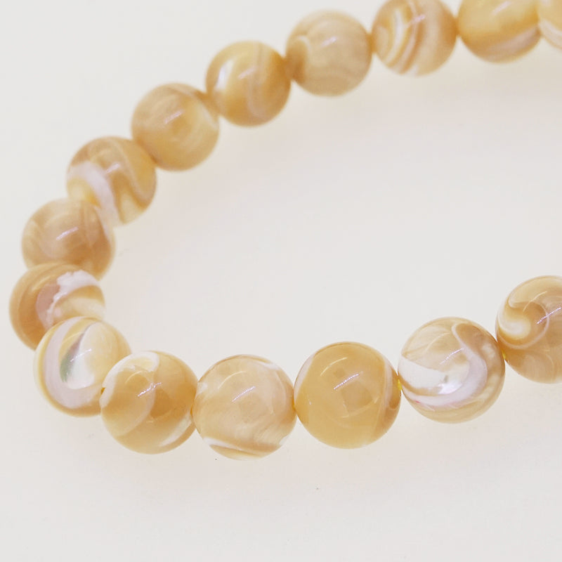 Brown Mother of Pearl 10mm - Gaea