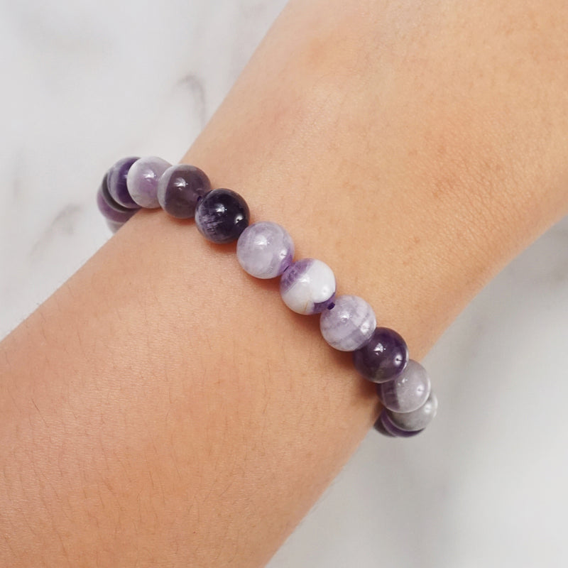 Chevron Amethyst 8mm - Gaea