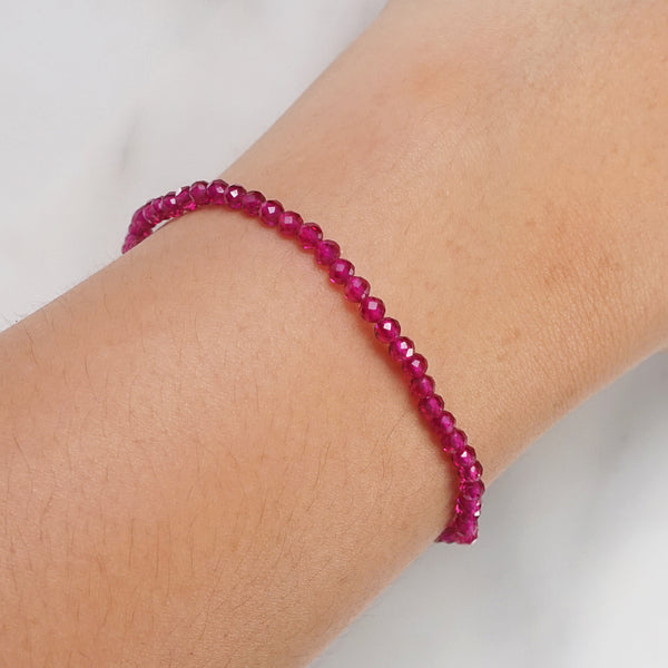 Gem-Grade Ruby Faceted 3mm - Gaea