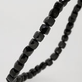 Black Tourmaline Faceted Cube 5mm - Gaea