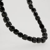 Black Tourmaline Faceted Cube 5mm - Gaea