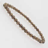 Smoky Quartz Faceted 4mm - Gaea