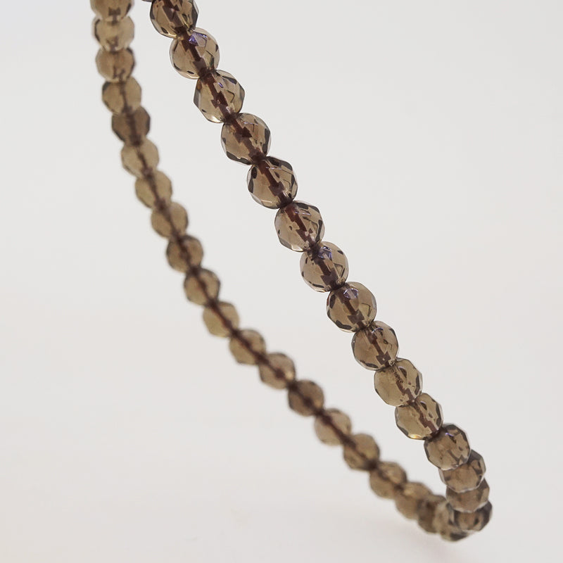 Smoky Quartz Faceted 4mm - Gaea