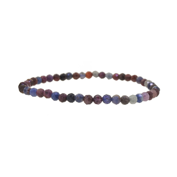 Multicolored Sapphire Faceted 4mm - Gaea