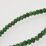 Chrome Diopside Faceted Rondelle 5mm - Gaea