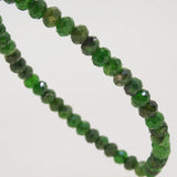 Chrome Diopside Faceted Rondelle 5mm - Gaea