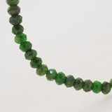 Chrome Diopside Faceted Rondelle 5mm - Gaea