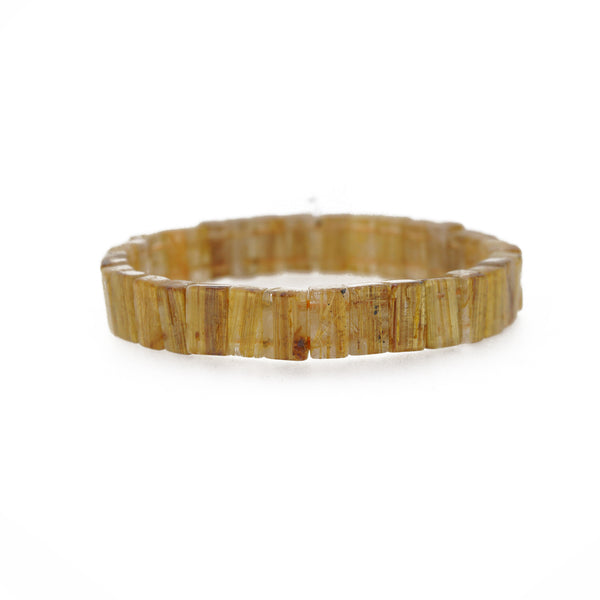 A-Grade Golden Rutilated Quartz Bangle - Gaea