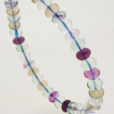 Multicolored Fluorite Rondelle 6mm - Gaea