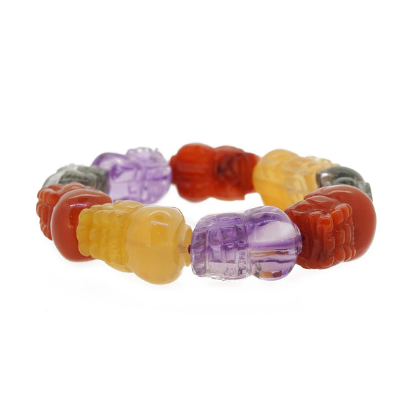 A-Grade Carved Pi Yao Mixed Gemstones - Gaea