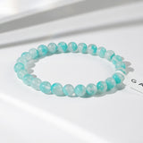 A-Grade Amazonite in Quartz 7mm - Gaea