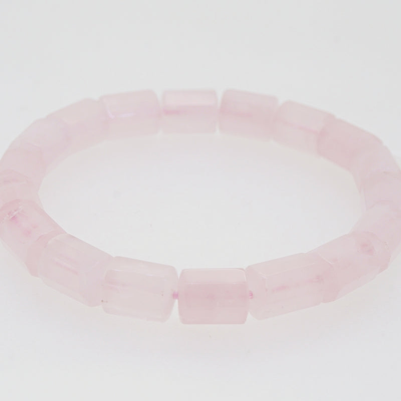 Rose Quartz Faceted Cylinder - Gaea | Crystal Jewelry & Gemstones (Manila, Philippines)