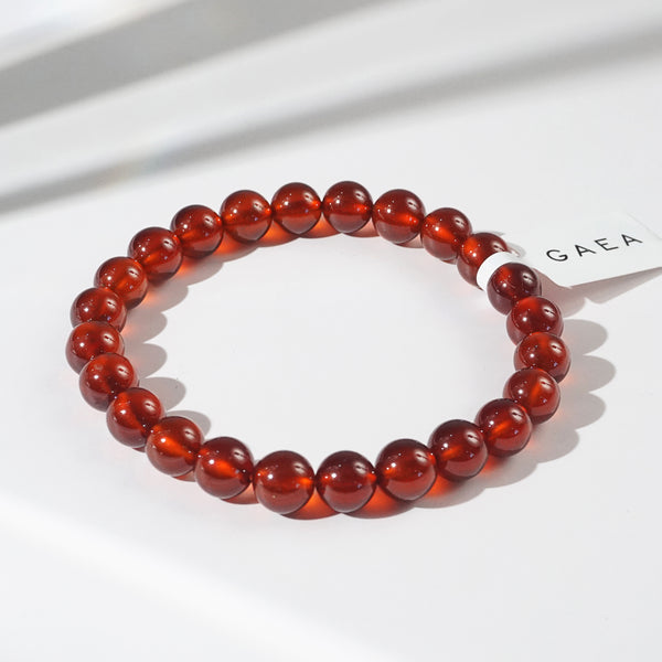 AA-Grade Hessonite Garnet 8mm - Gaea