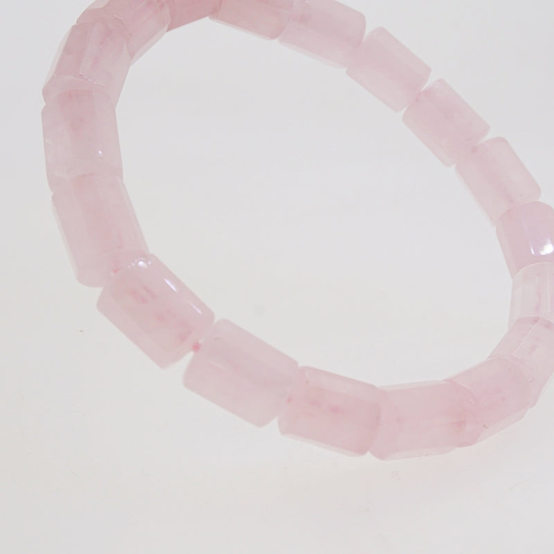 Rose Quartz Faceted Cylinder - Gaea | Crystal Jewelry & Gemstones (Manila, Philippines)