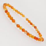 A-Grade Carnelian Faceted 4mm - Gaea