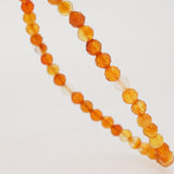 A-Grade Carnelian Faceted 4mm - Gaea