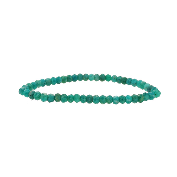 Amazonite Faceted Rondelle - Gaea