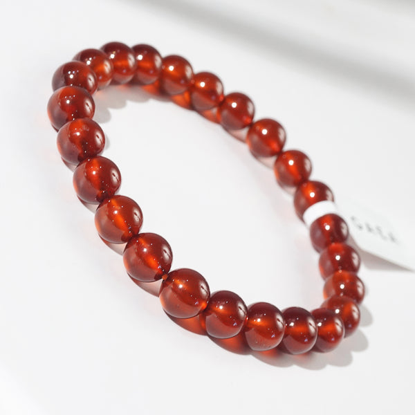 AA-Grade Hessonite Garnet 8mm - Gaea