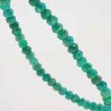 Amazonite Faceted Rondelle - Gaea