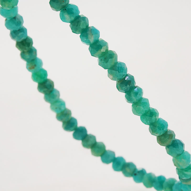 Amazonite Faceted Rondelle - Gaea