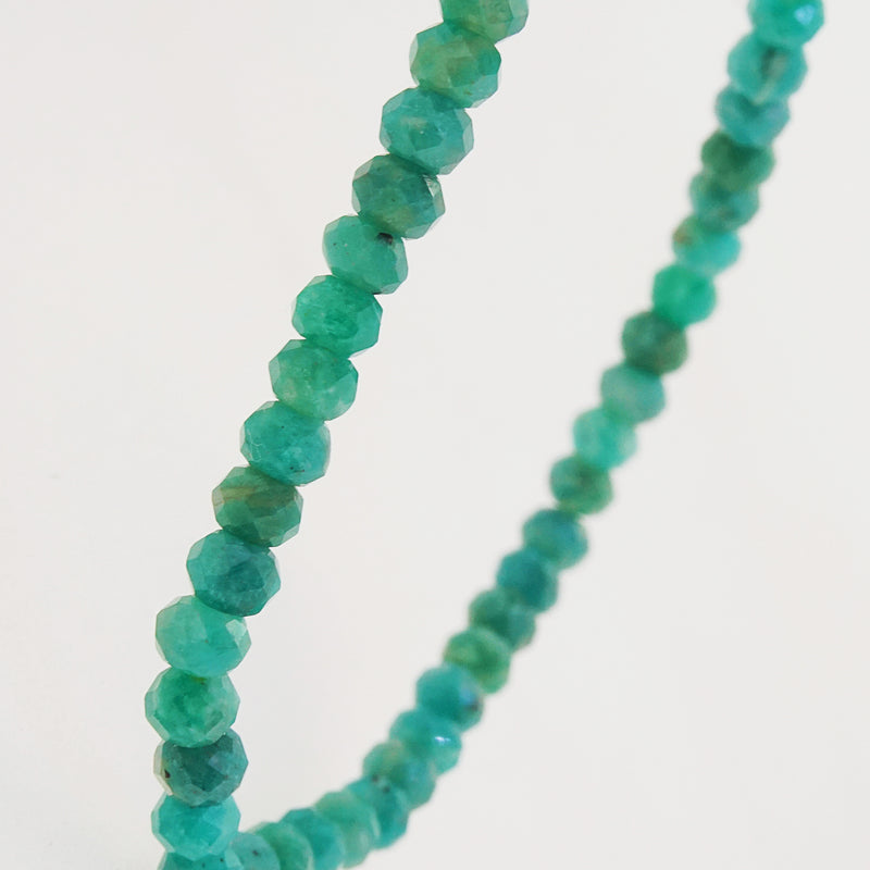 Amazonite Faceted Rondelle - Gaea