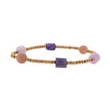 Charoite, Peach Moonstone, and Kunzite - Gaea