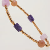 Charoite, Peach Moonstone, and Kunzite - Gaea