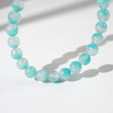 A-Grade Amazonite in Quartz 7mm - Gaea