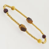 Tiger Eye and Almandine Garnet - Gaea