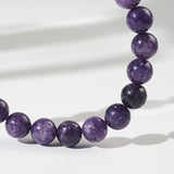 A-Grade Deep Purple Lepidolite 8mm - Gaea