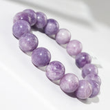 Lavender Lepidolite with Quartz 10.6mm - Gaea