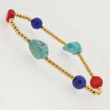 Turquoise, Coral, and Lapis Lazuli - Gaea