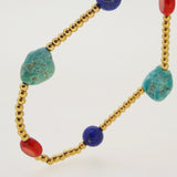 Turquoise, Coral, and Lapis Lazuli - Gaea