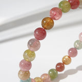 A-Grade Multicolored Tourmaline 7.6mm - Gaea