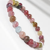 Watermelon and Multicolored Tourmaline 6mm - Gaea