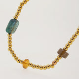 Kyanite, Citrine, and Smoky Quartz - Gaea