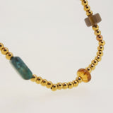 Kyanite, Citrine, and Smoky Quartz - Gaea