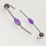 Amethyst, Clear Quartz, and Smoky Quartz - Gaea