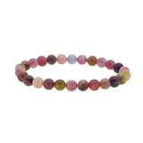 Watermelon and Multicolored Tourmaline 6mm - Gaea