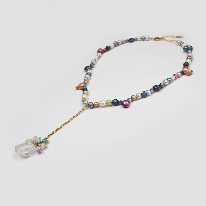 Mixed Japanese Pearls, Raw Clear Quartz, and Assorted Gemstones - Gaea | Crystal Jewelry & Gemstones (Manila, Philippines)