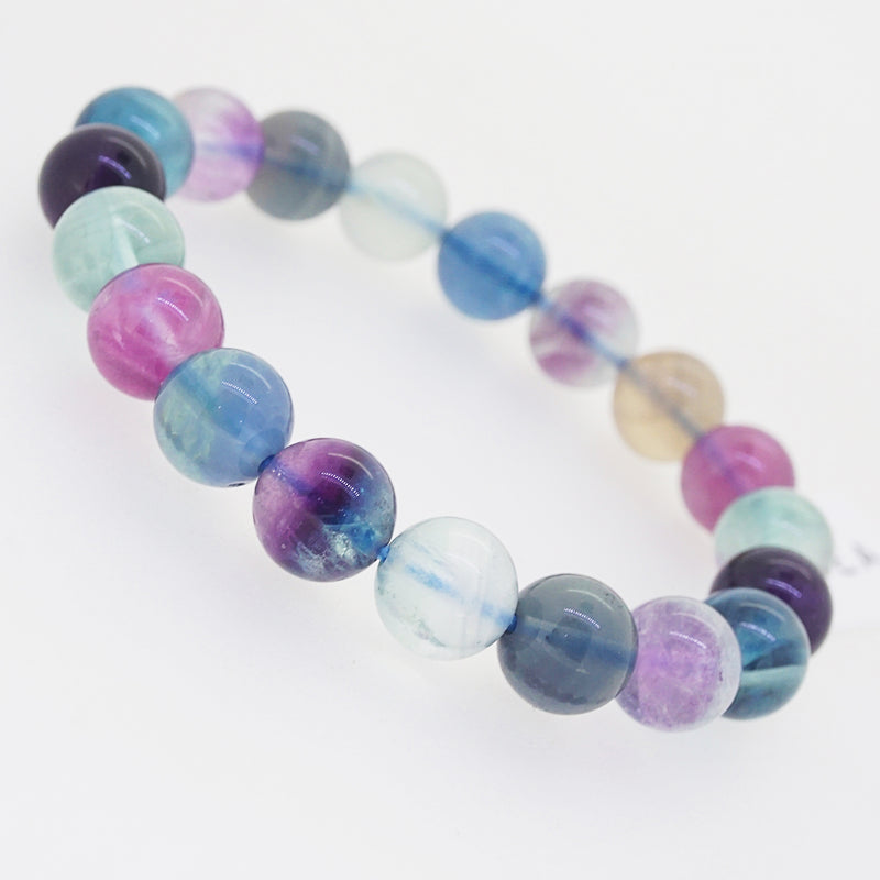 Multicolored Fluorite 10mm - Gaea | Crystal Jewelry & Gemstones (Manila, Philippines)