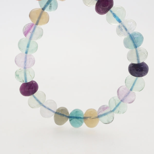 Multicolored Fluorite Rondelle - Gaea | Crystal Jewelry & Gemstones (Manila, Philippines)