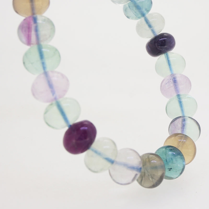 Multicolored Fluorite Rondelle - Gaea | Crystal Jewelry & Gemstones (Manila, Philippines)