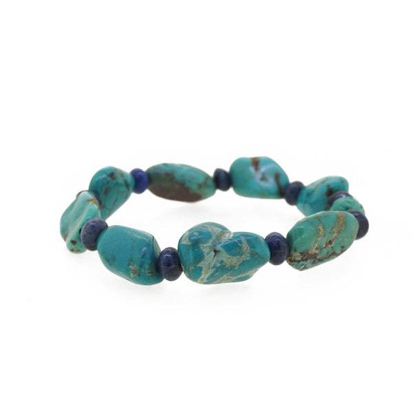 Turquoise with Dumortierite - Gaea | Crystal Jewelry & Gemstones (Manila, Philippines)